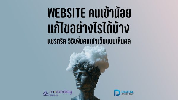 เว็บไซต์คนเข้าน้อย