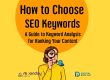 How to choose SEO keywords