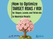 Optimize Target ROAS ROI