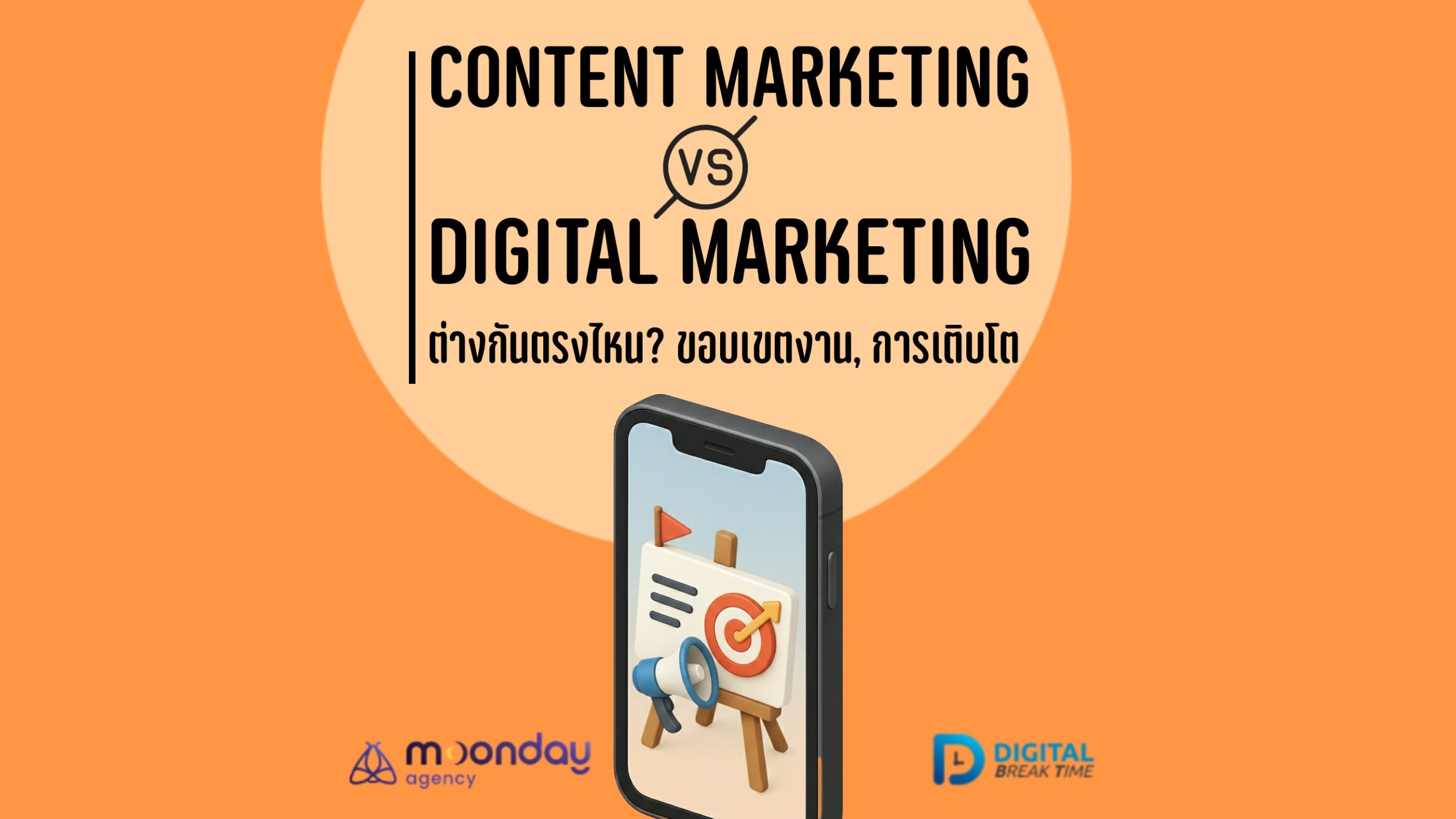 Digital Marketing กับ Content Marketing ต่างกันอย่างไร? หน้าที่, งาน
