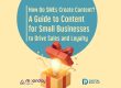 Content Ideas for Small Businesses